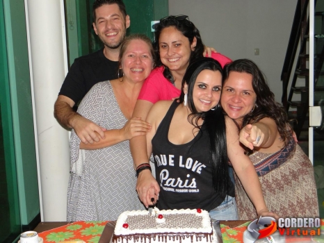Aniversário de Adriano, Mayra, Karina, Adria e Ariane
