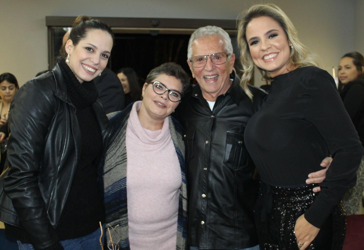 Cintia Abravanel e Carlos Alberto de Nóbrega, prestigiam inauguração do maior salão de beleza da América Latina