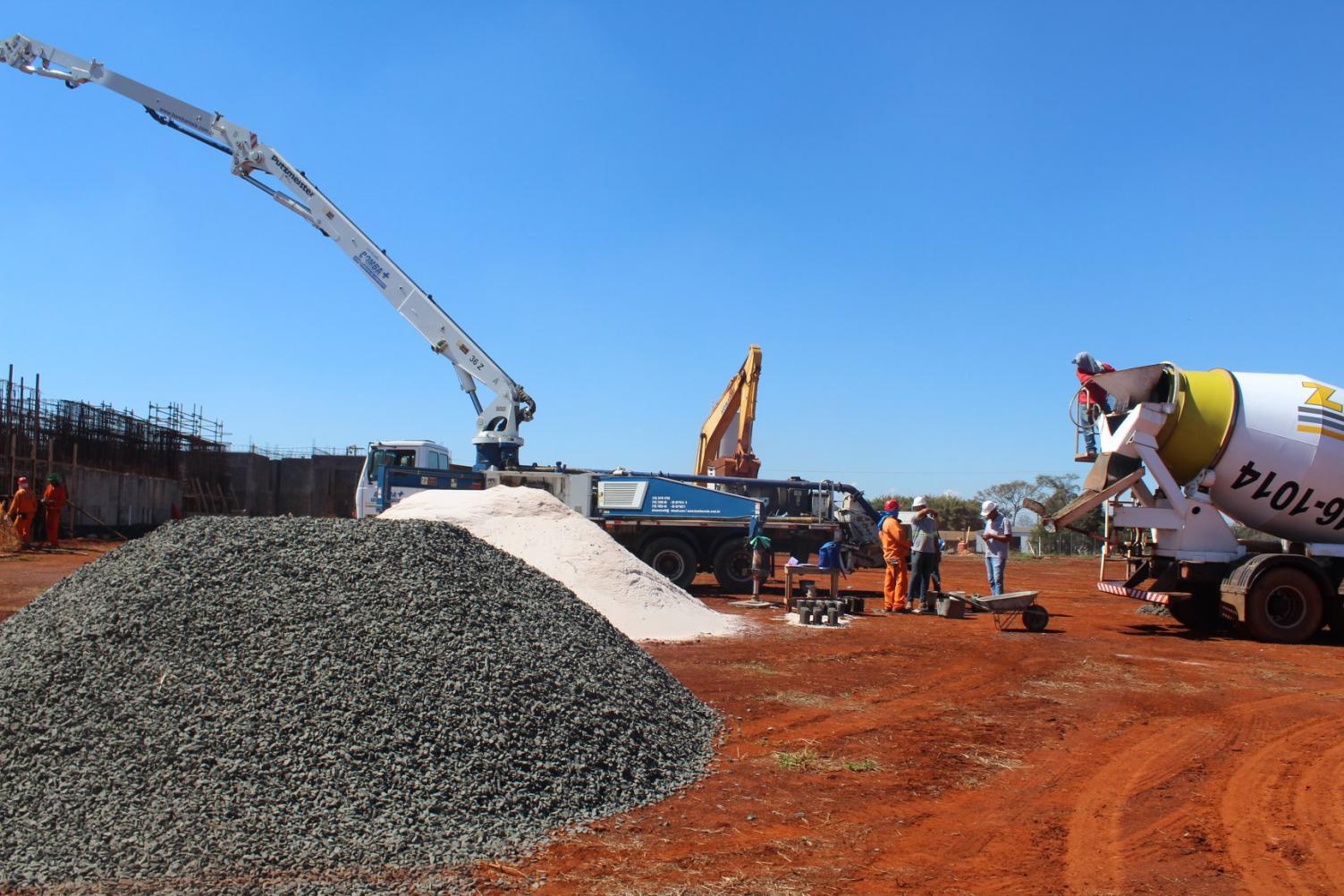Construção da Estação de Tratamento de Água está em ritmo acelerado