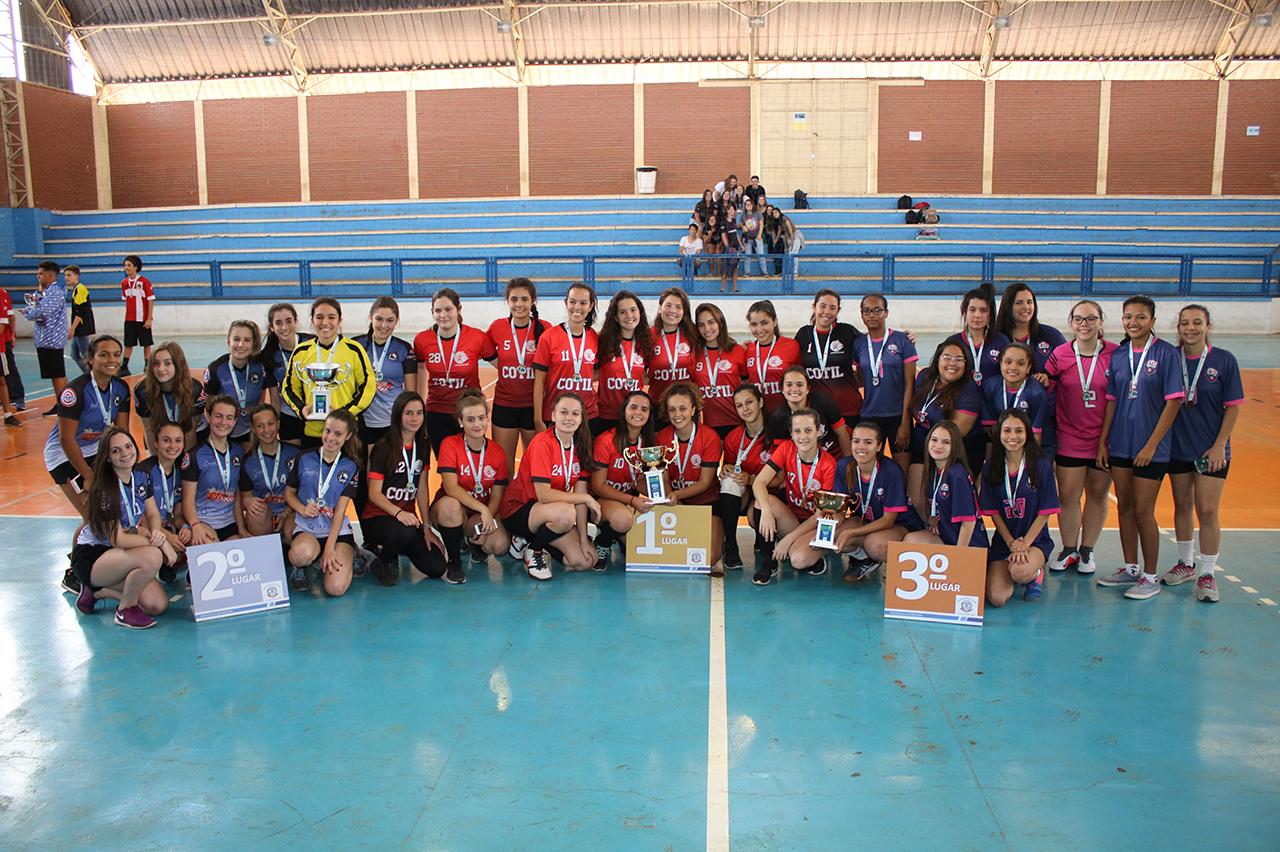 Competições de handebol terminam e definem campeões dos Jogos Escolares 2018