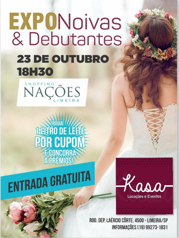 Shopping Nações recebe a 3ª EXPONoivas & Debutantes