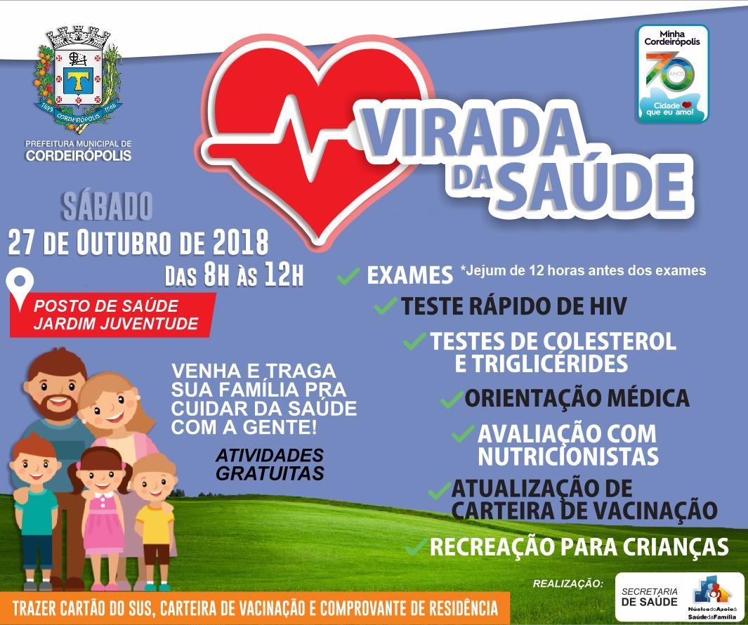 Prefeitura Promove mais uma edição da Virada da Saúde em Cordeirópolis