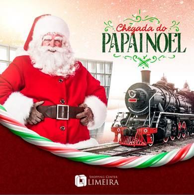 Papai Noel chega ao Shopping Center Limeira neste sábado