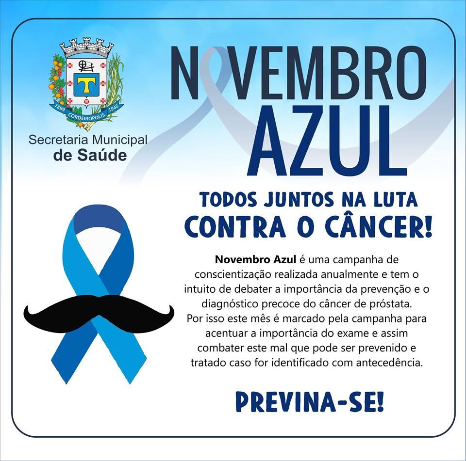 Novembro Azul: Conheça mais sobre o câncer de próstata