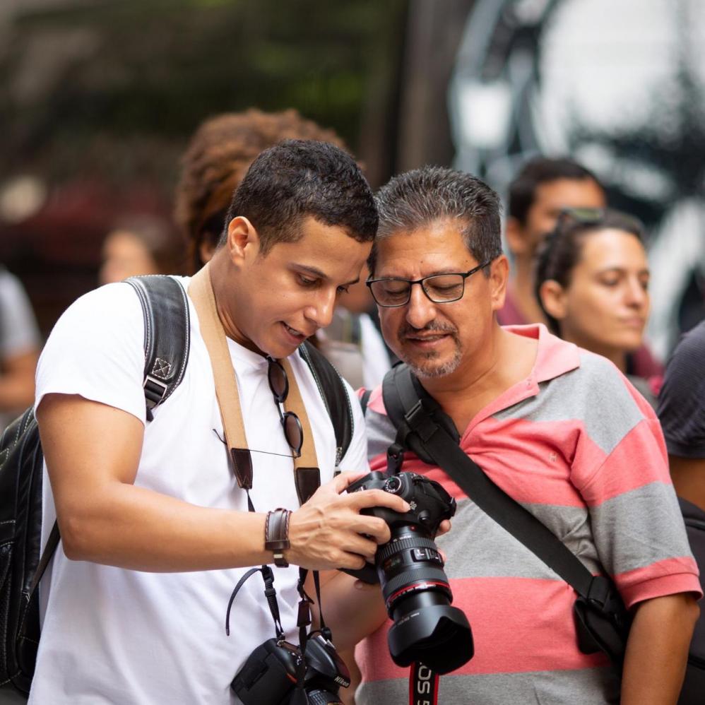 Após o evento, Emerson Lima reuniu a todos para um bate papo na Burger
