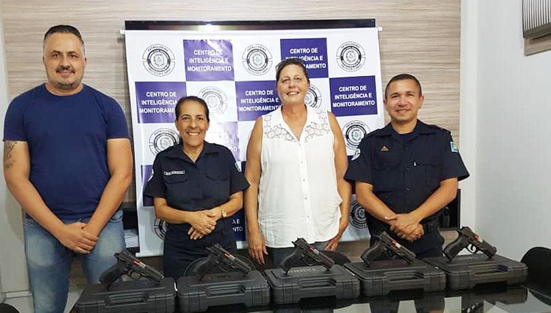 Câmara participa da entrega de armas para GCM de Cordeirópolis