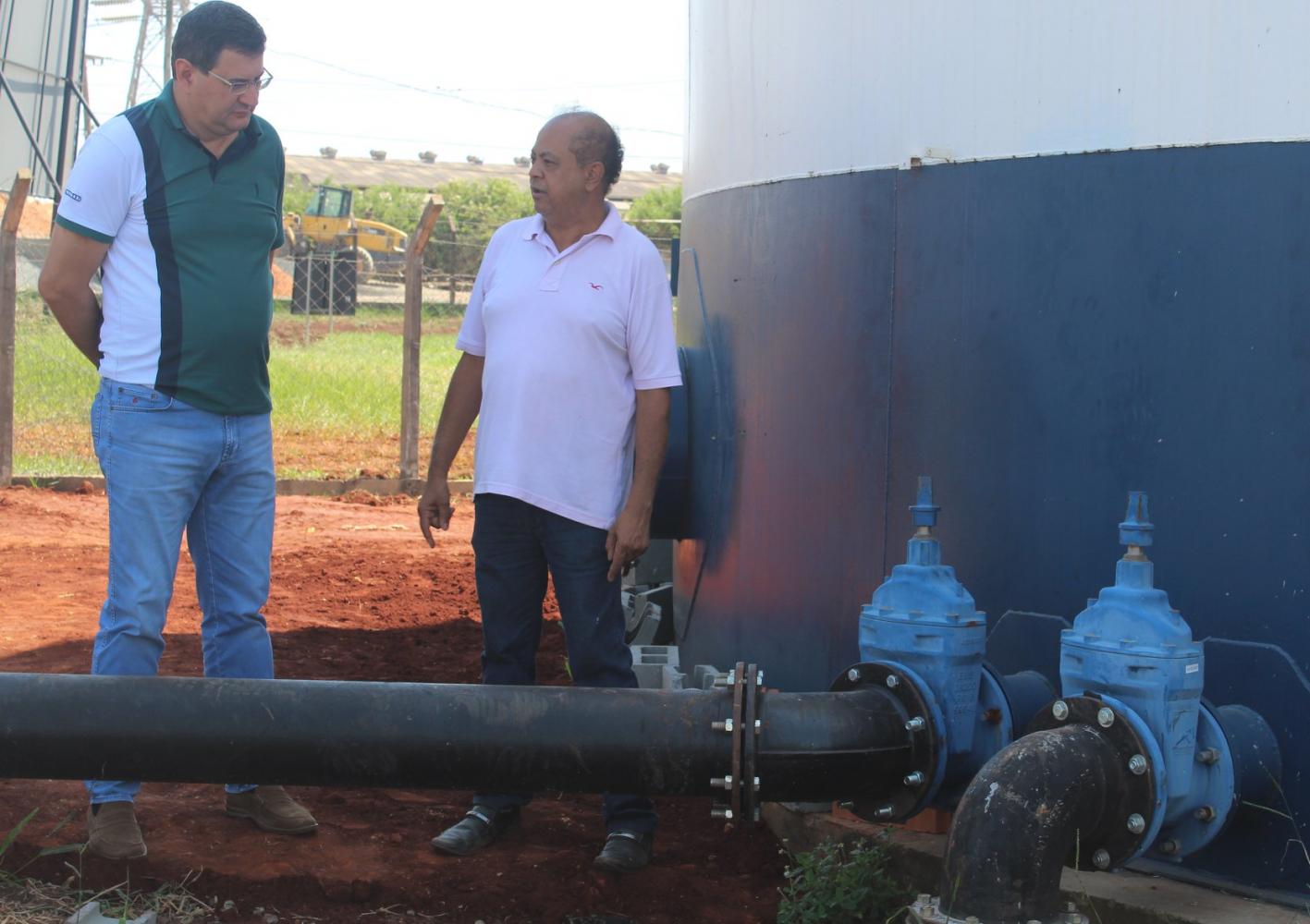 Moradores do Jardim Cordeiro e Distrito Industrial: agora vocês têm um novo sistema de distribuição de água!