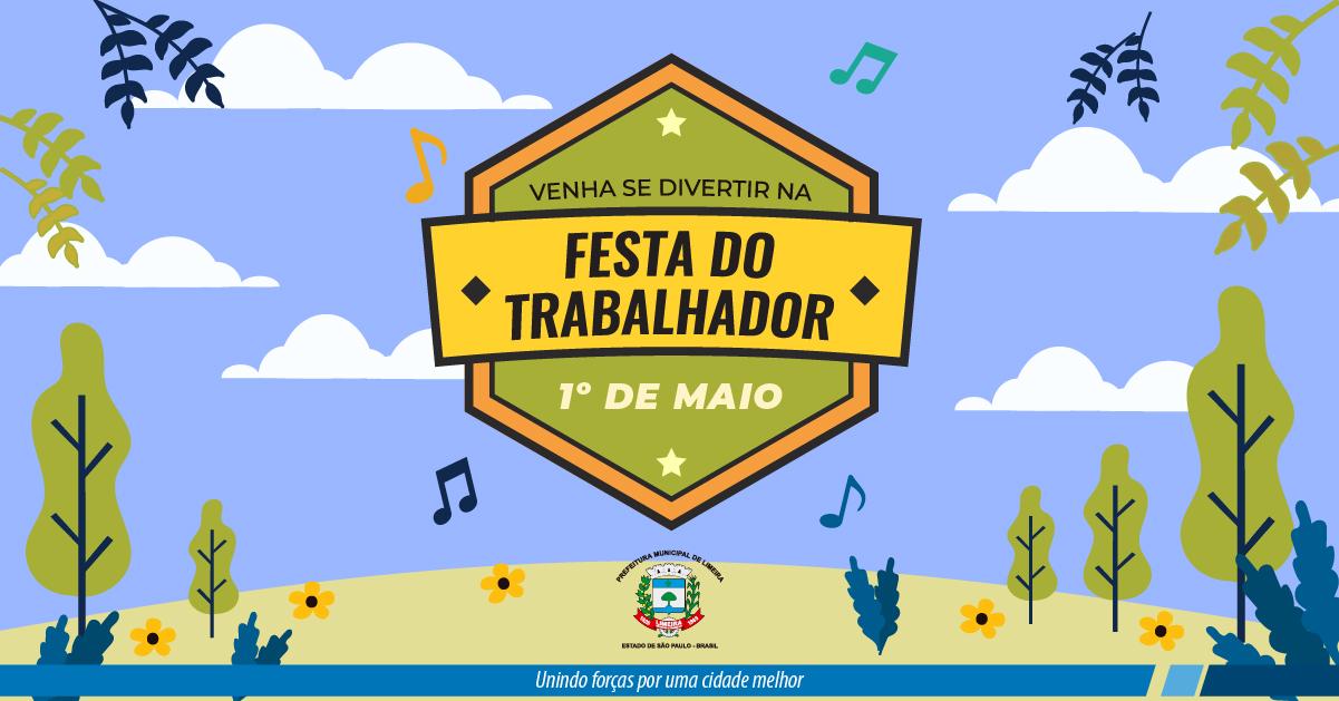 Festa do Trabalhador em Limeira oferece programação gratuita para toda a família