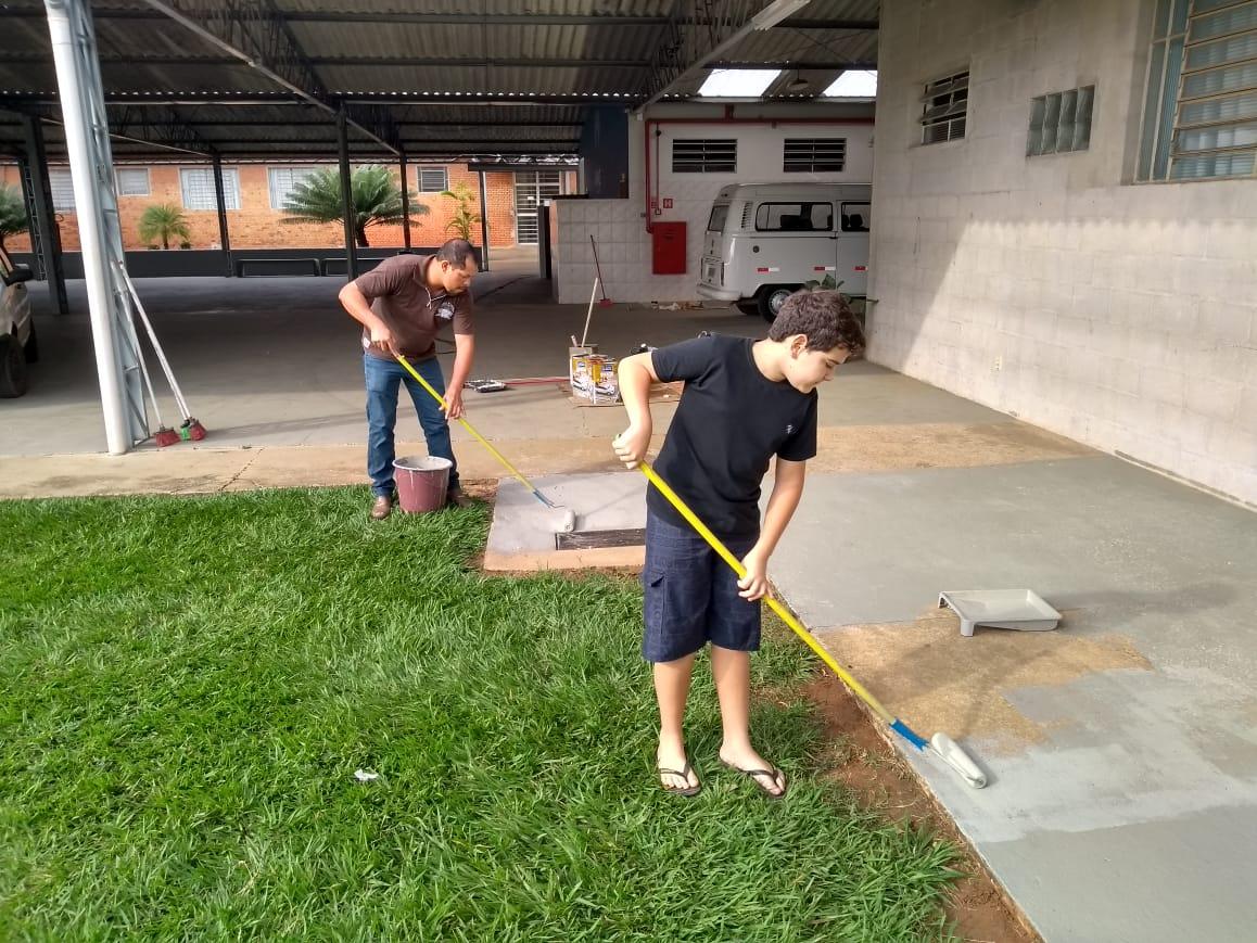 Funcionários da Elektro promovem reformas na APAE Limeira