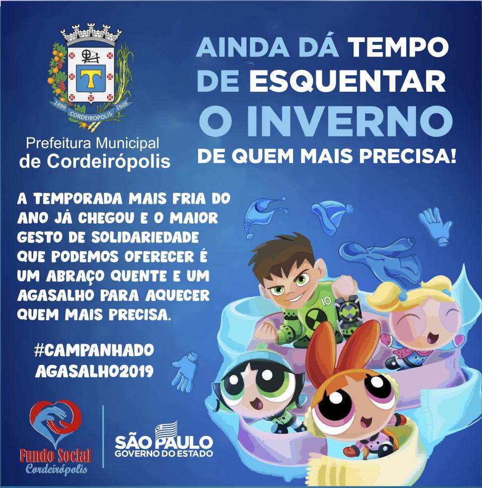 Prefeitura de Cordeirópolis intensifica Campanha do Agasalho