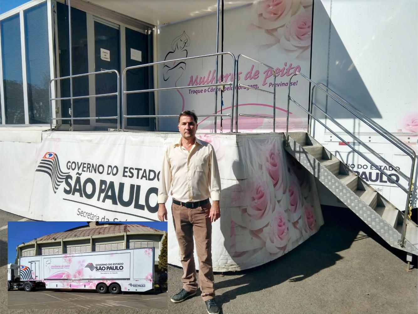Carreta Mulheres de Peito tem indicação do vereador Pique