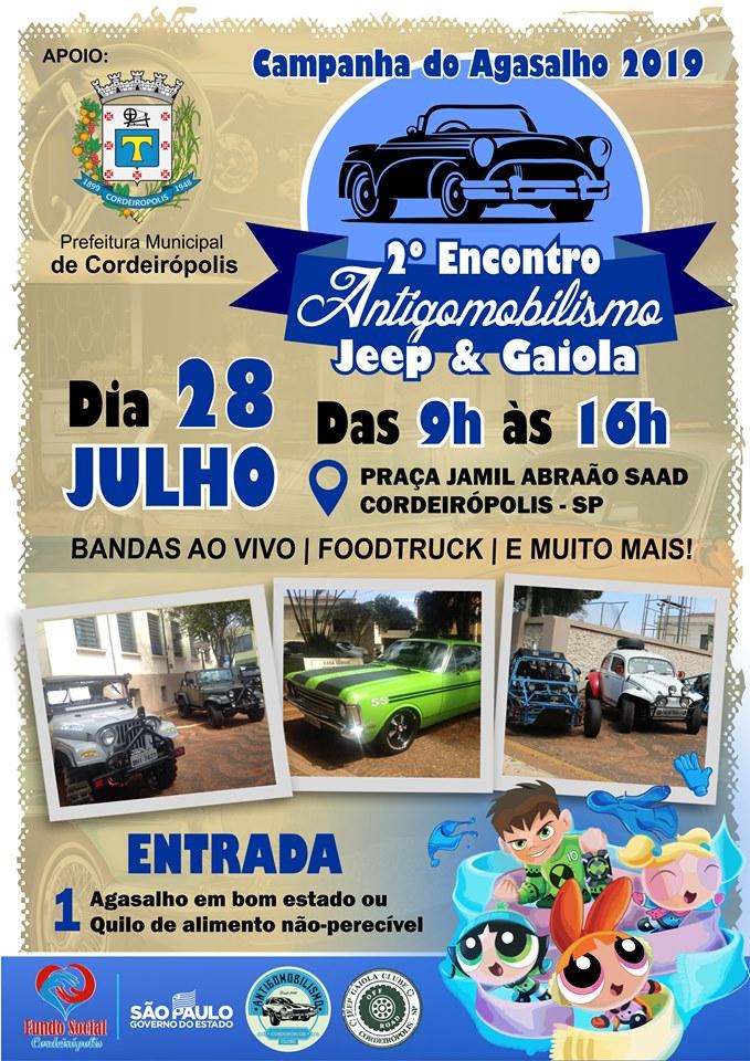 2° Encontro Antigomobilismo Jeep & Gaiola em Cordeirópolis