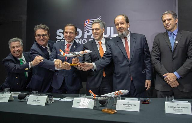Governo de SP anuncia serviço de stopover da Gol Linhas Aéreas nos aeroportos paulistas