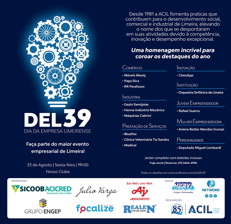39º Dia da Empresa Limeirense acontece nesta sexta-feira