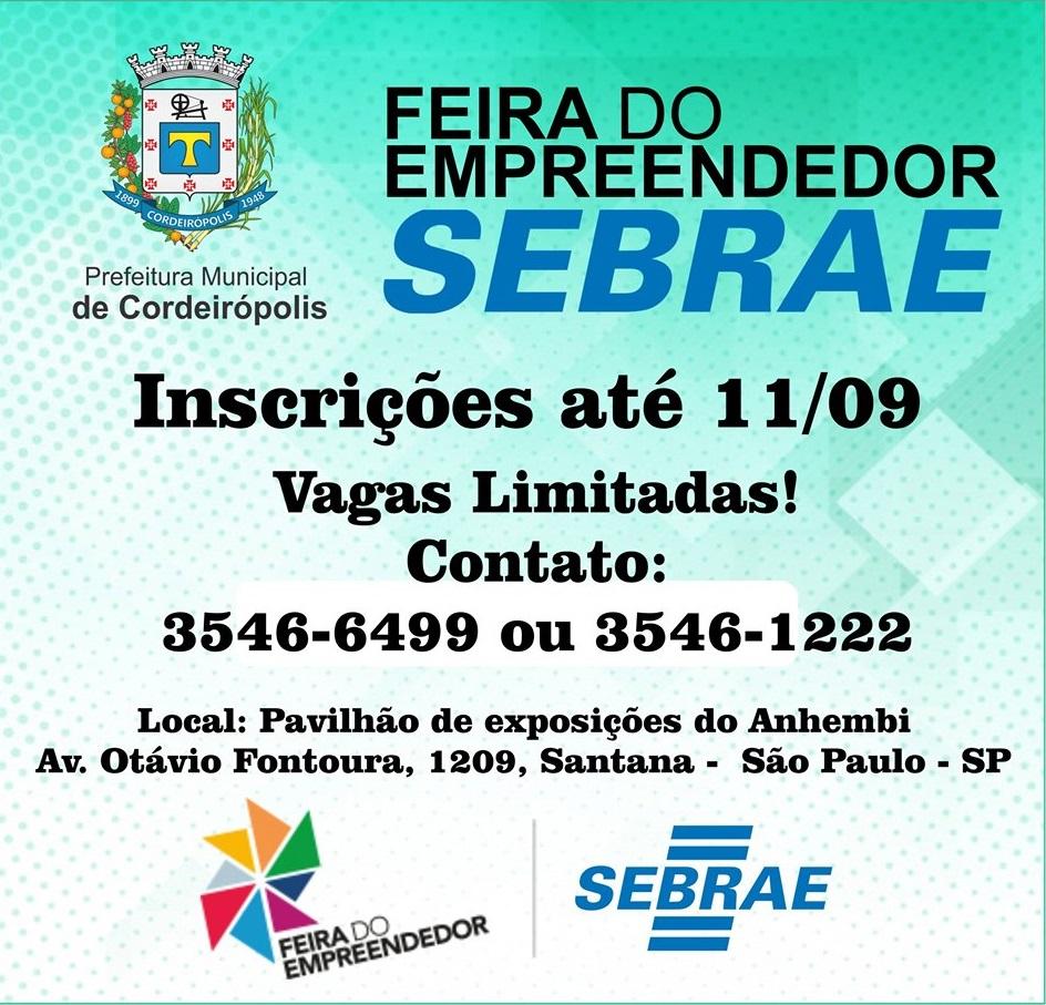 Oportunidade: Prefeitura abre vagas para transporte na Feira do Empreendedor