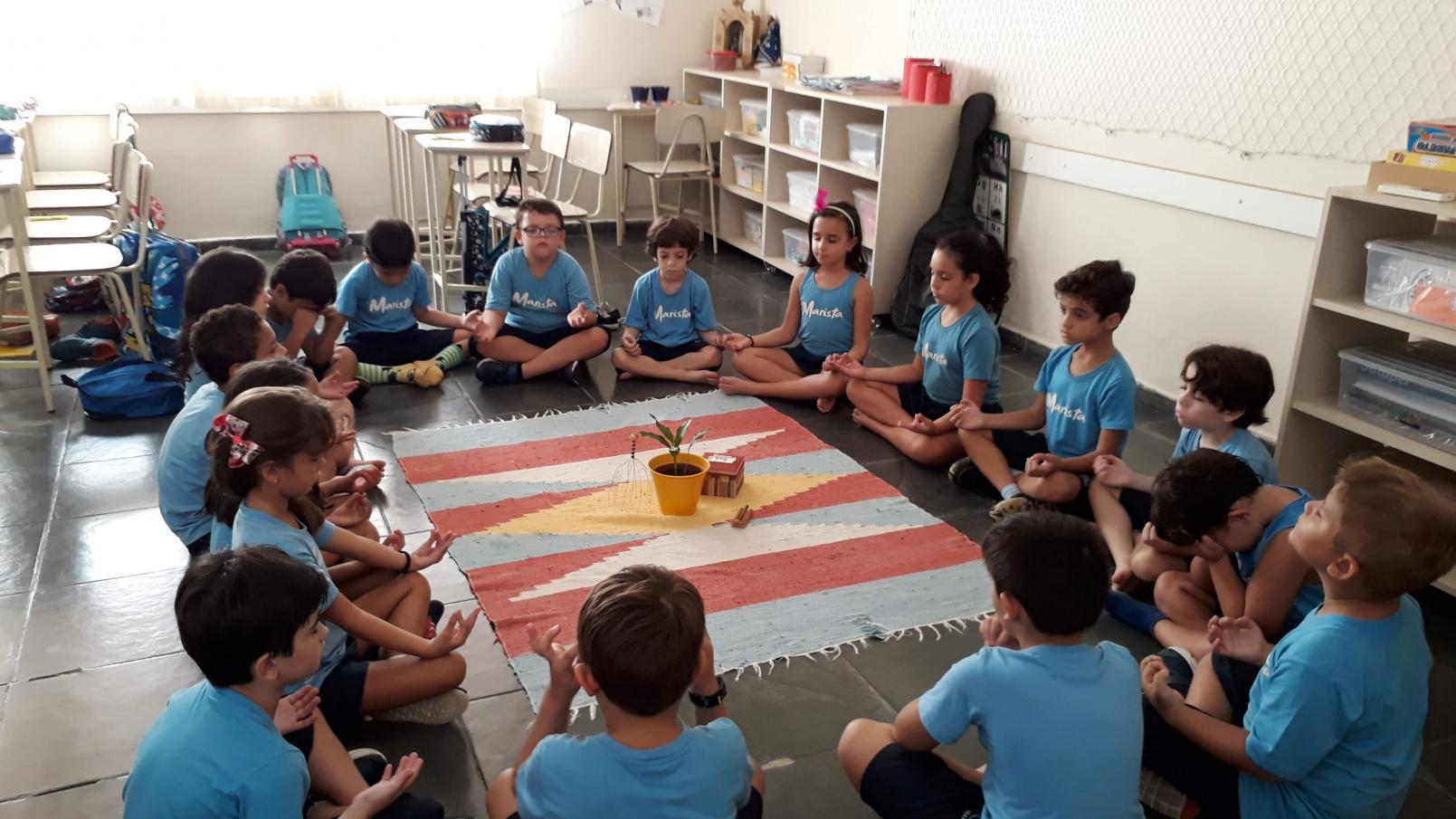 Colégio de Ribeirão Preto desenvolve projeto de meditação com alunos do Ensino Fundamental
