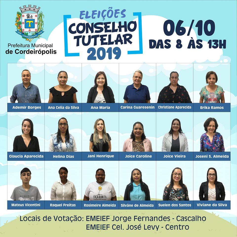 Cordeirópolis elege os novos conselheiros tutelares