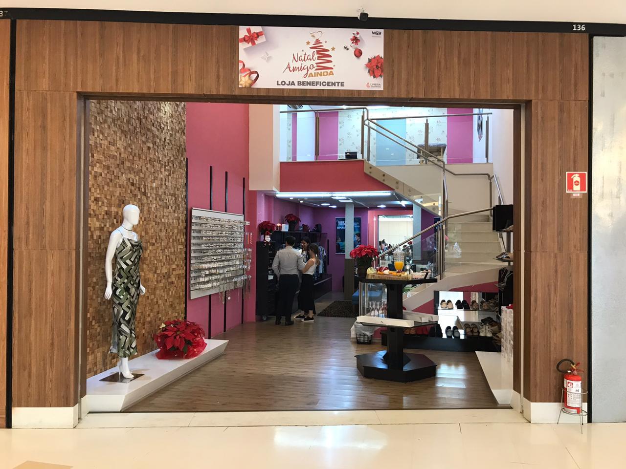 AINDA inaugura loja solidária no Limeira Shopping