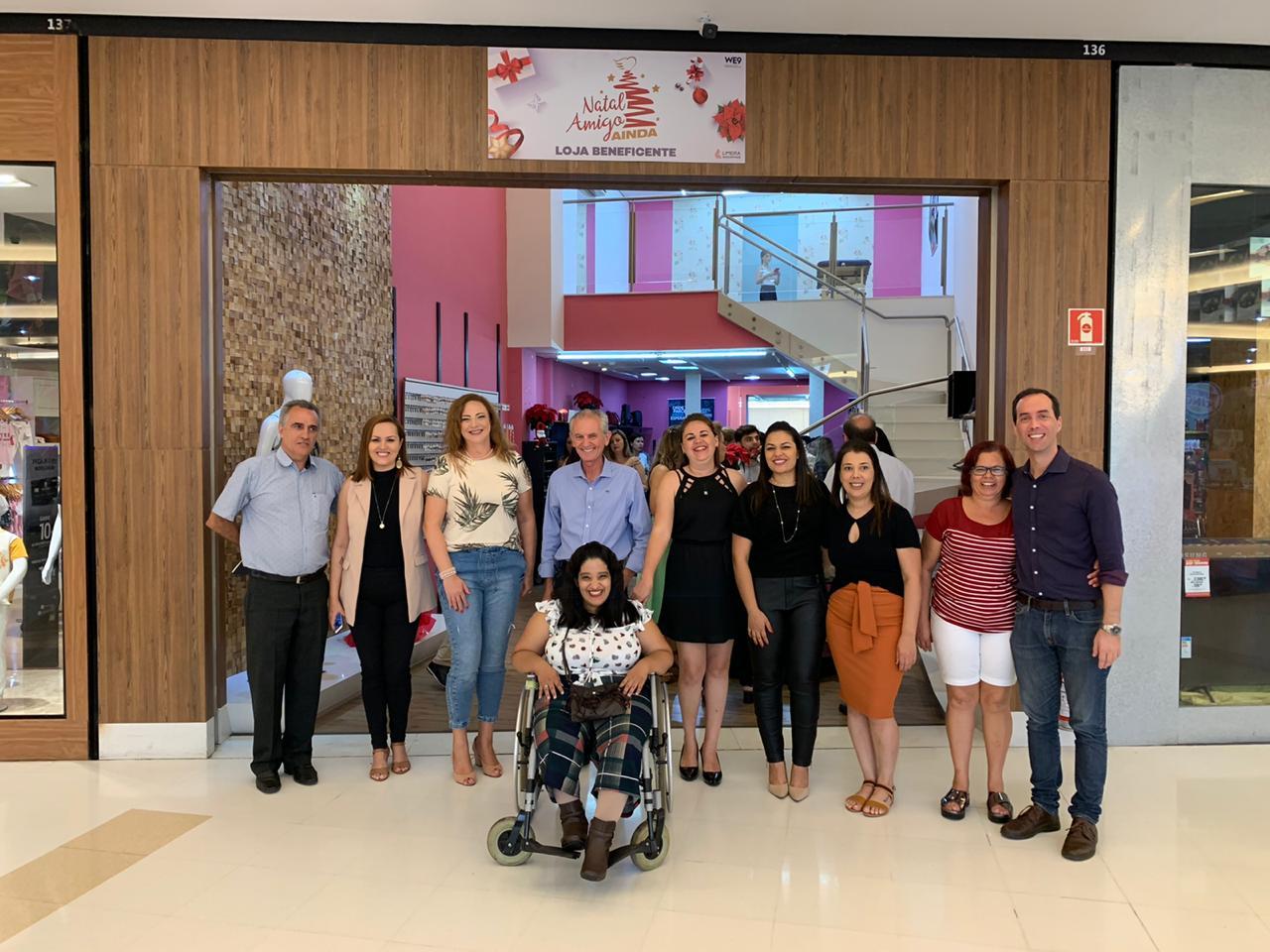 AINDA inaugura loja solidária no Limeira Shopping