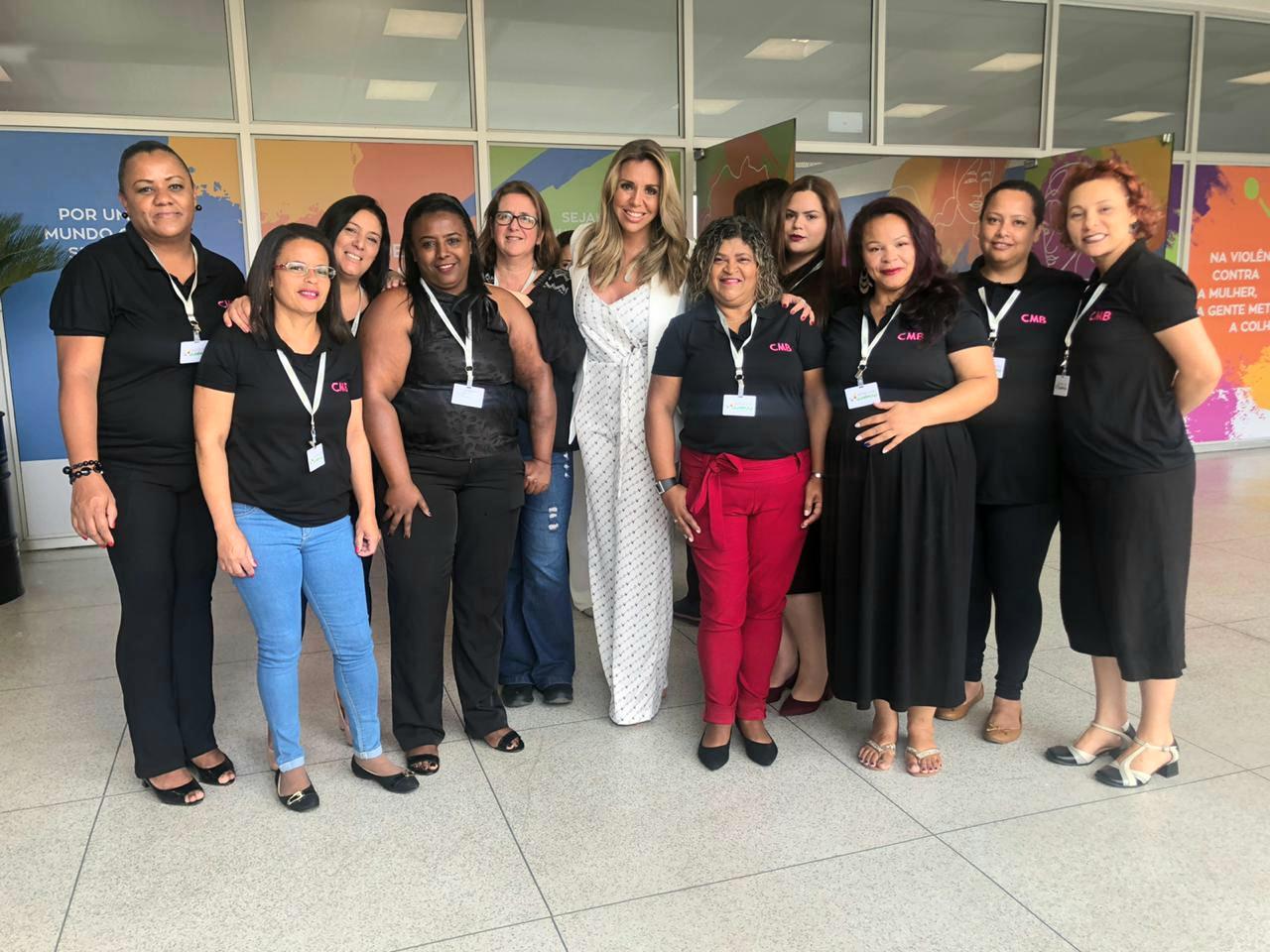 Renata Banhara prestigia inauguração da Casa da Mulher Brasileira em SP