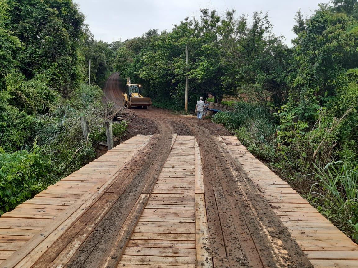 Prefeitura conclui manutenção emergencial em ponte no Bairro do Tatu em Limeira