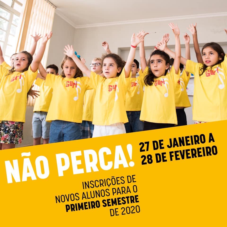 Faça parte do Projeto Guri: As inscrições estão abertas!