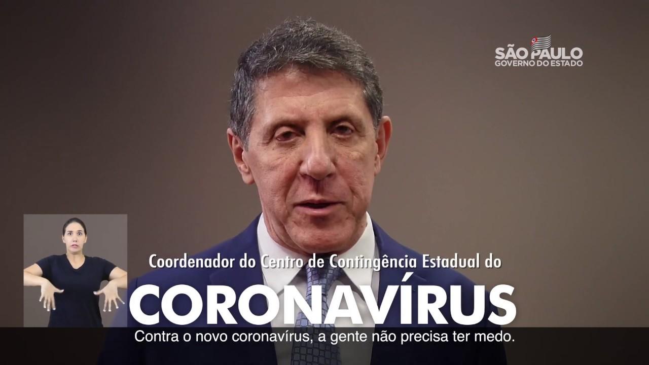 Governo de SP inicia campanha em TVs para prevenção a coronavírus