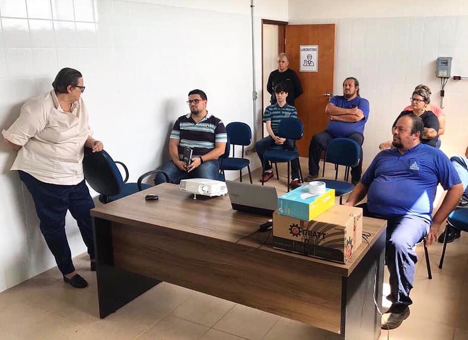 Servidores do SAAE de Cordeirópolis participam de treinamento na nova ETA