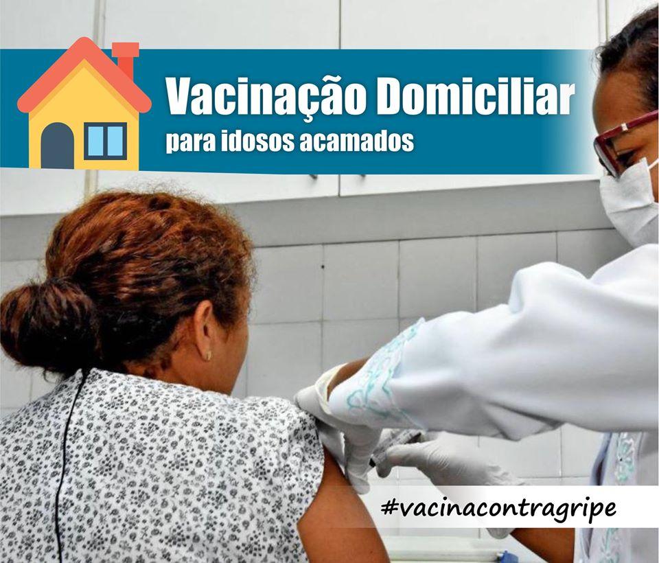 Prefeitura de Cordeirópolis realiza vacinação contra influenza em domicílio para idosos acamados