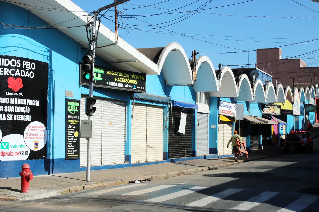 Lojas do Mercadão, localizadas nas ruas Barão de Cascalho e Sete de Setembro, são liberadas