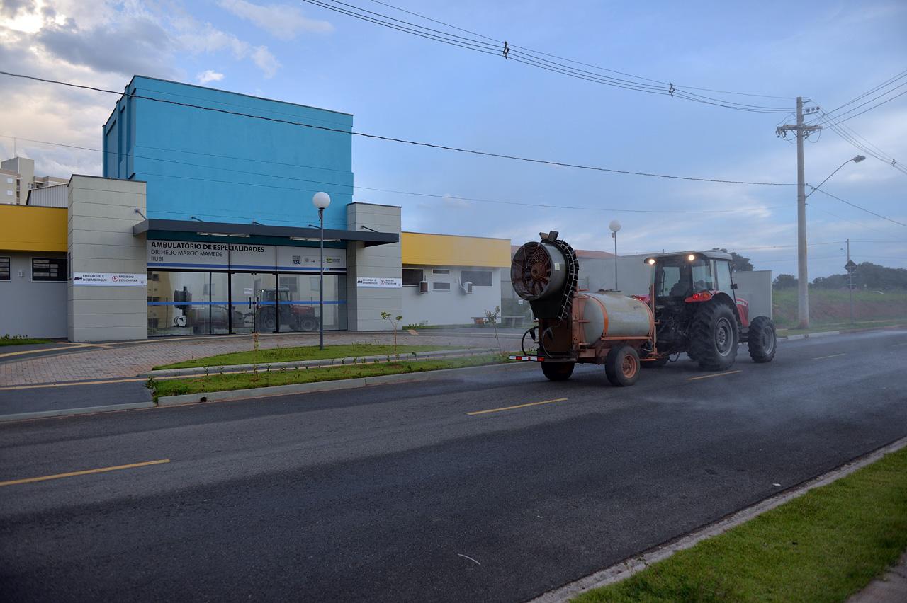 Mais de  1 mil quilômetros de ruas e avenidas de Limeira são desinfectadas