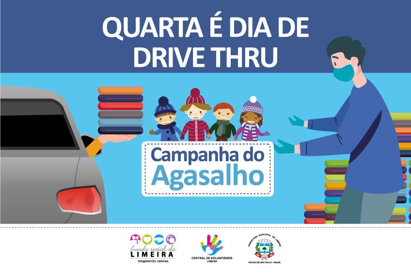 Primeiro drive-thru da Campanha do Agasalho acontece na Prefeitura de Limeira