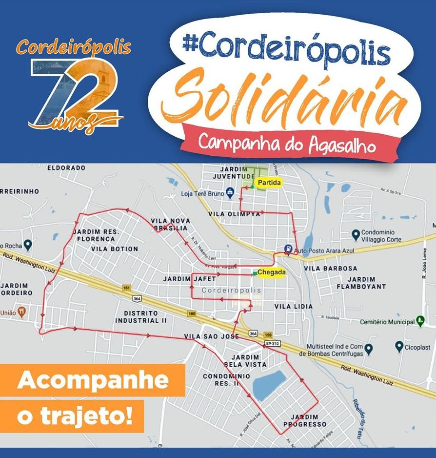Prefeitura de Cordeirópolis realizará “Desfile Solidário” neste domingo