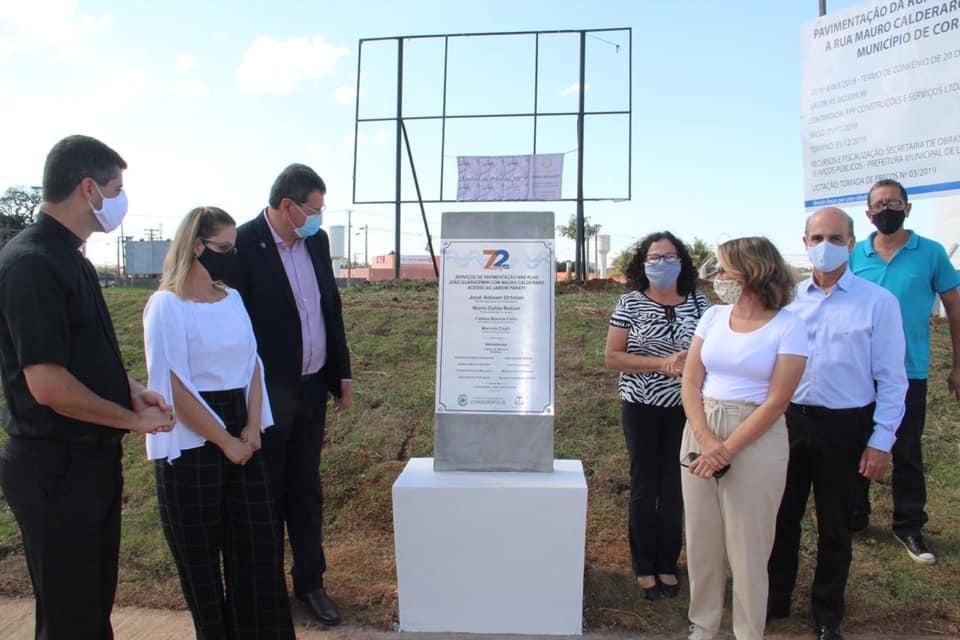 Prefeitura inaugura acesso ao bairro Jardim Paraty em Cordeirópolis