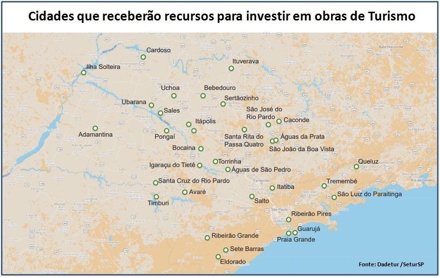 Municípios paulistas receberão mais R$ 12 milhões para melhorias
