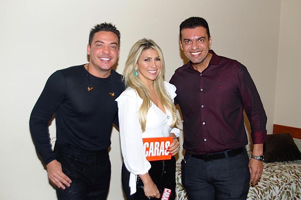 Matheus e Kauan e Wesley Safadão, participam da Gravação do DVD da dupla Davi e Thiago
