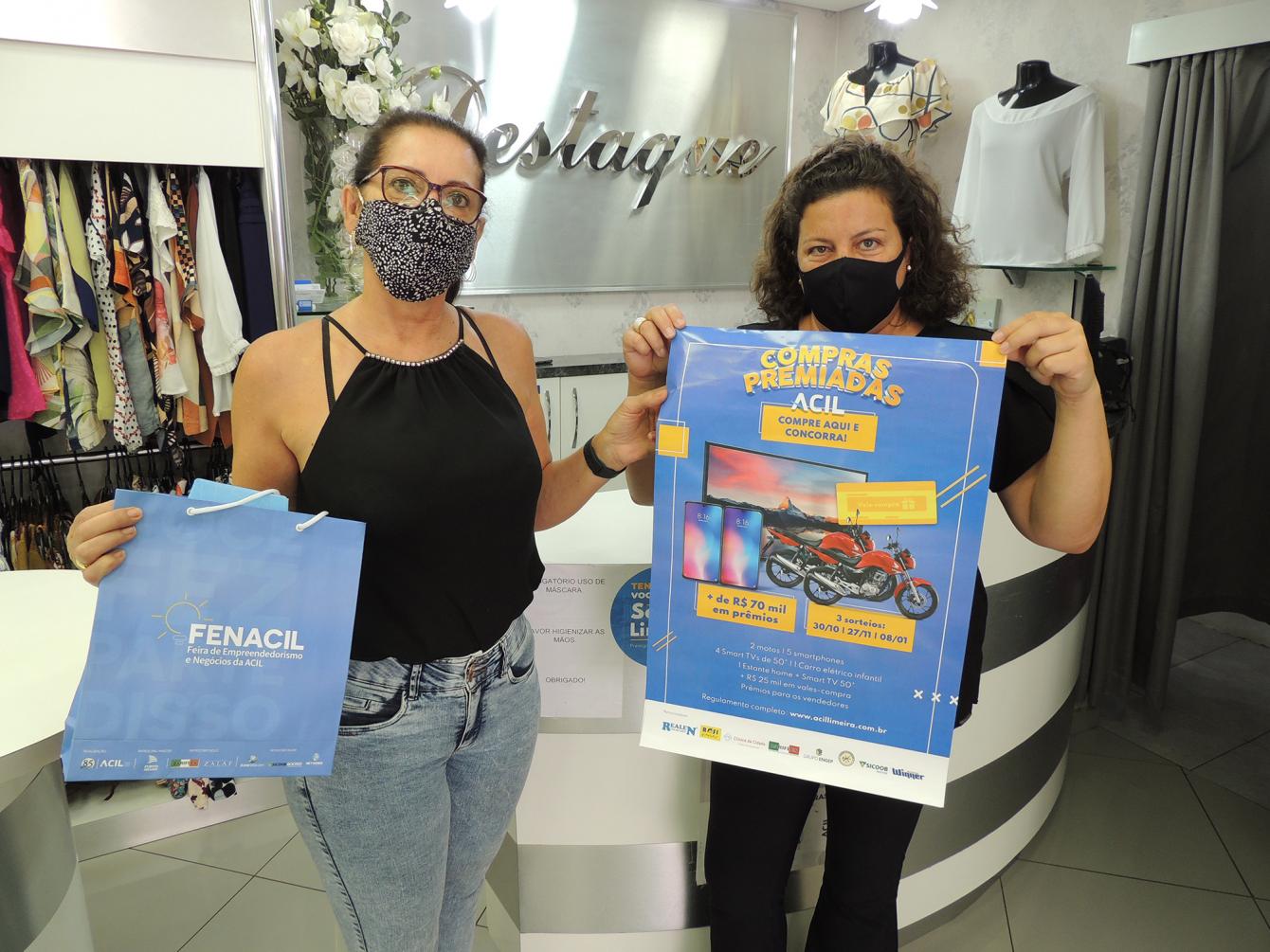 ACIL inicia distribuição de material de divulgação da campanha Compras Premiadas 2020