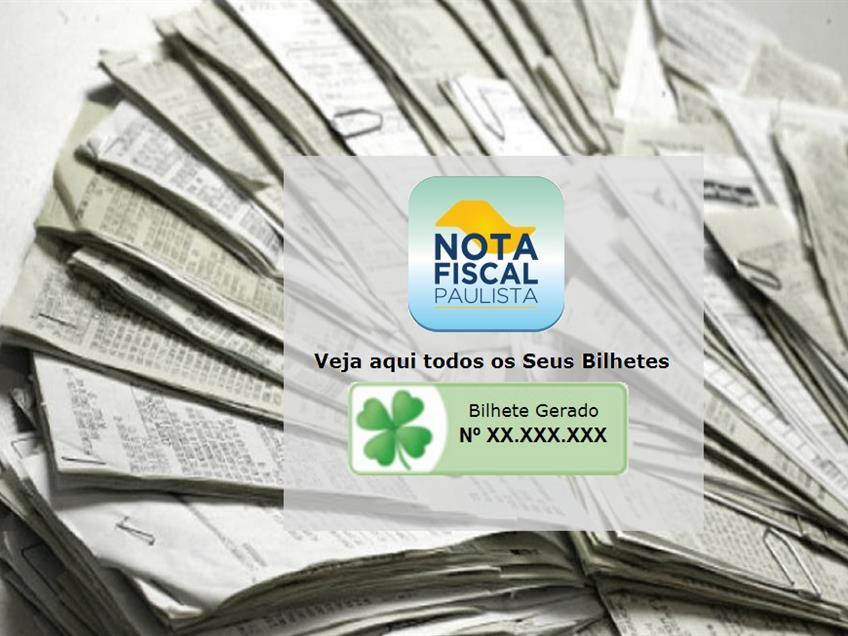 Bilhetes para o sorteio de novembro da Nota Fiscal Paulista já estão disponíveis para consulta