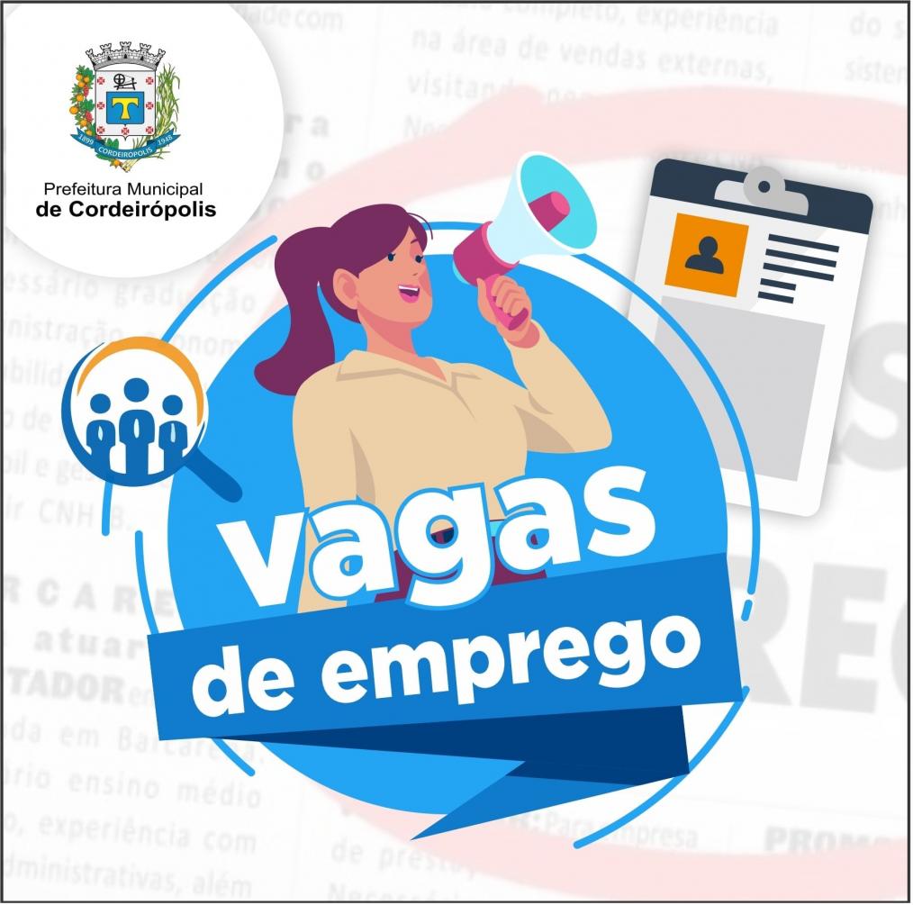 Vagas de Emprego em Cordeirópolis