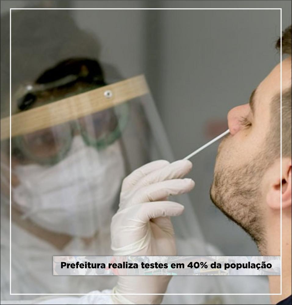 Cordeirópolis chega a 40% da população testada