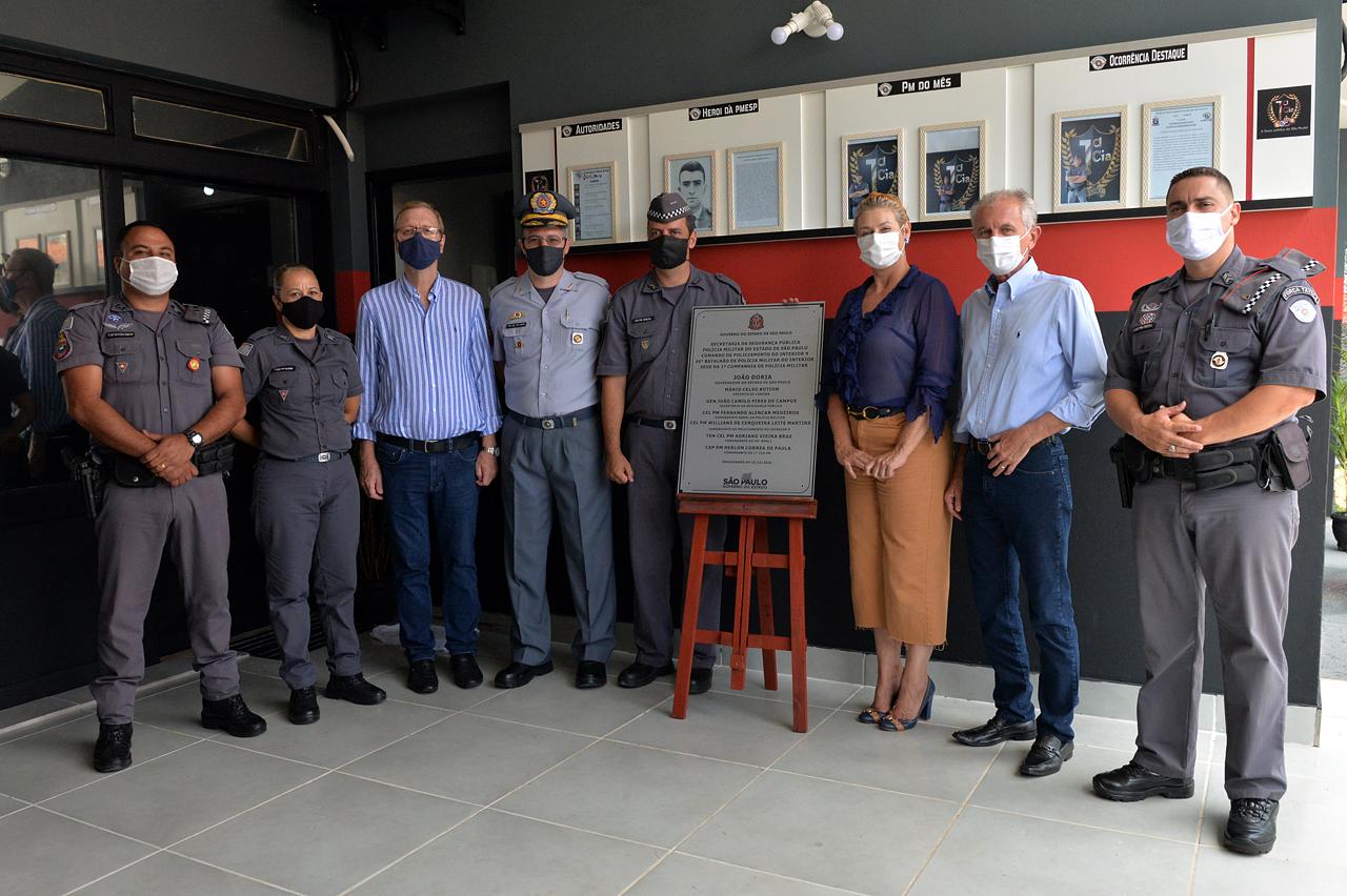 Prefeito de Limeira participa da entrega das novas instalações da 1ª Cia