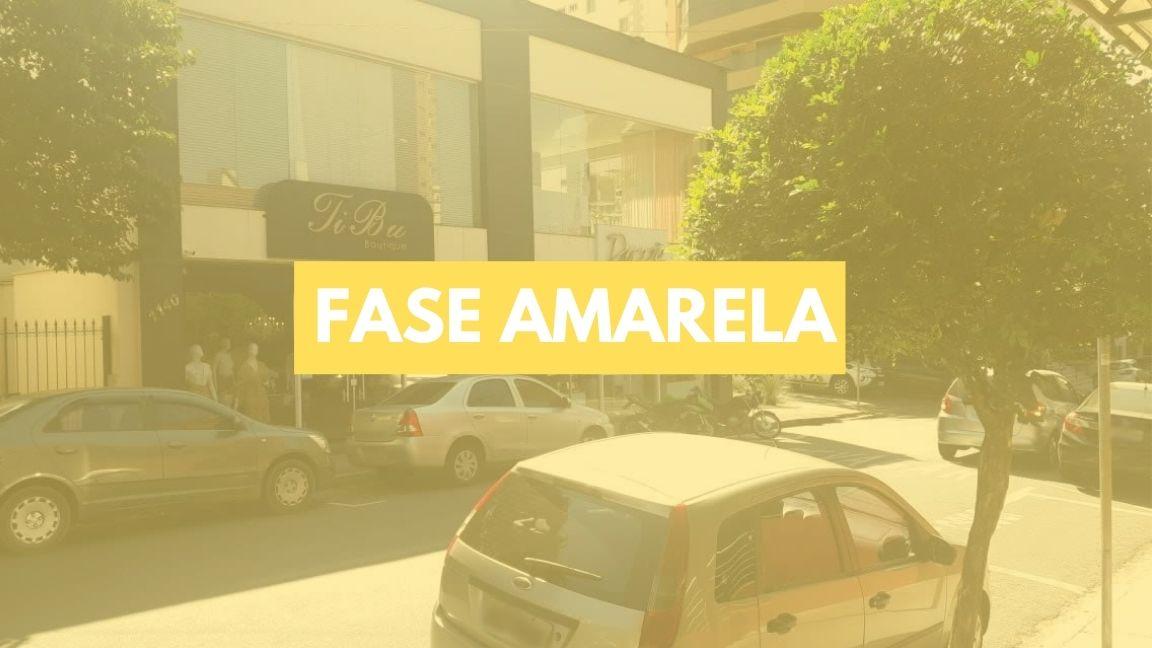 Fase Amarela: Fechamento e encerramento de atividades devem acontecer até 22 horas