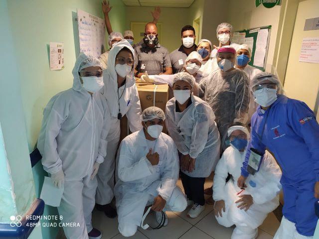 Aliança participa de ação social coordenada por Whindersson Nunes e entrega 60 respiradores para pequenos hospitais em Manaus