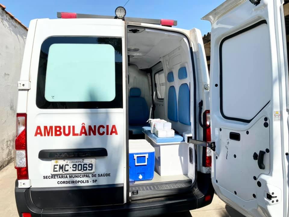 Cordeirópolis recebe mais 470 doses da vacina contra o coronavírus