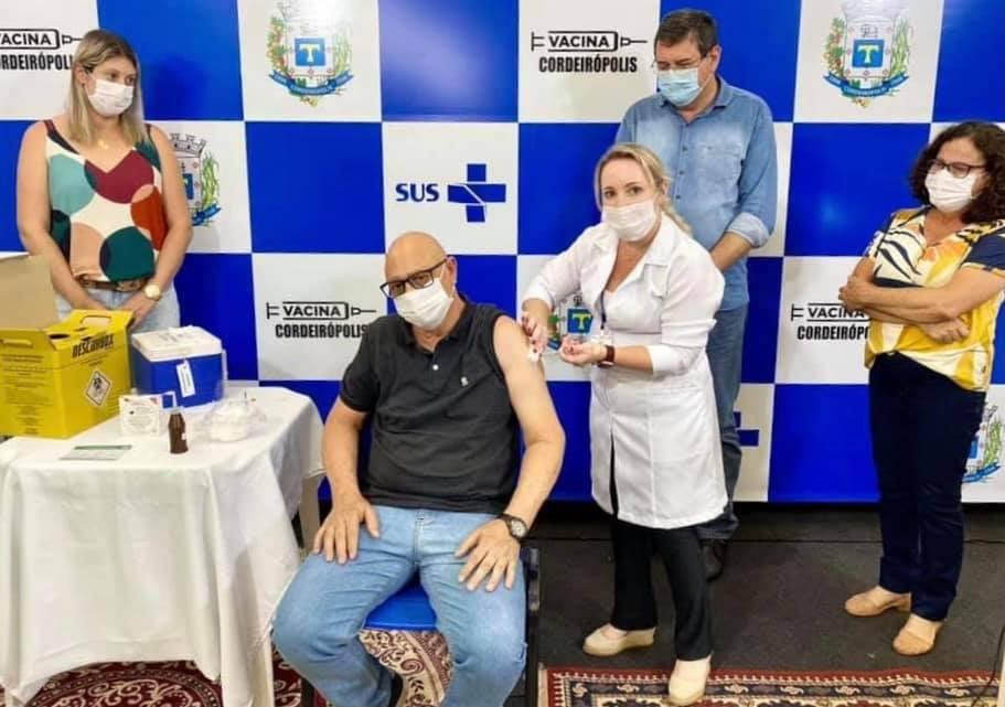 Em Cordeirópolis, 854 pessoas receberam a primeira dose contra Covid-19