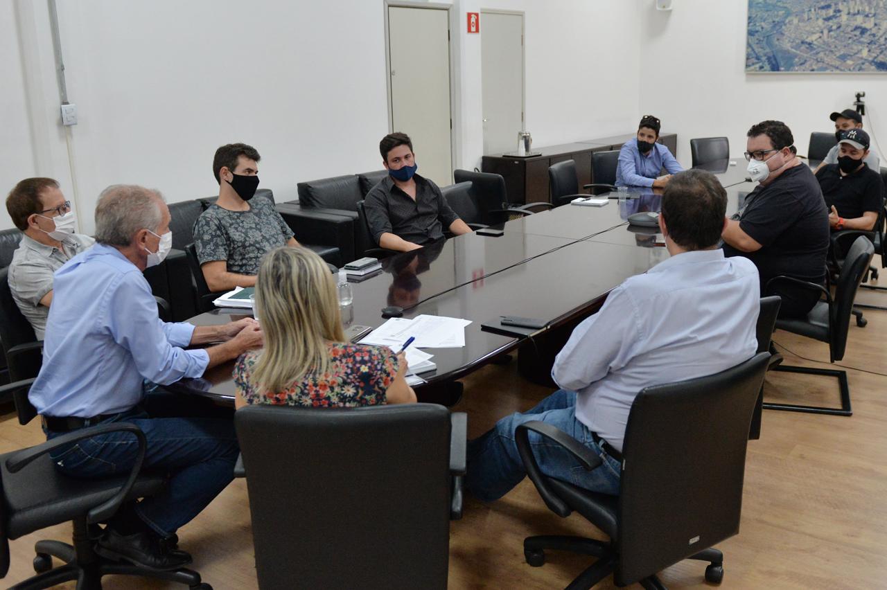 Prefeito de Limeira recebe profissionais de eventos