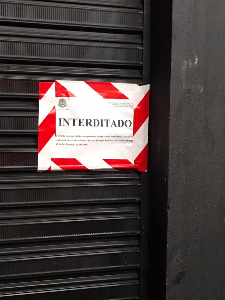 Após reincidência, Prefeitura fecha bar em Limeira que desrespeitava Fase Vermelha