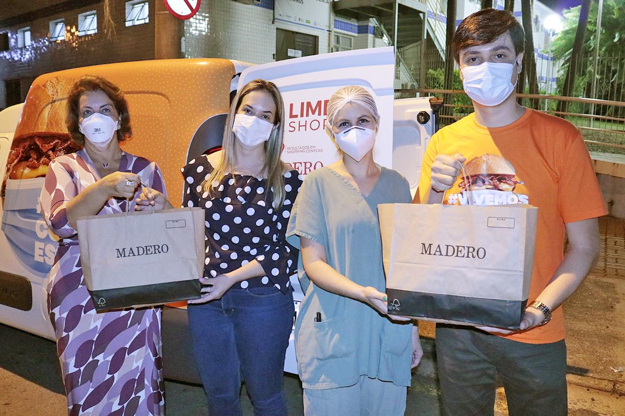 Presidente do Fundo Social acompanha primeira entrega de lanches a profissionais da saúde