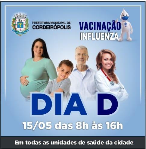 Segunda etapa da vacina contra gripe tem início na próxima semana