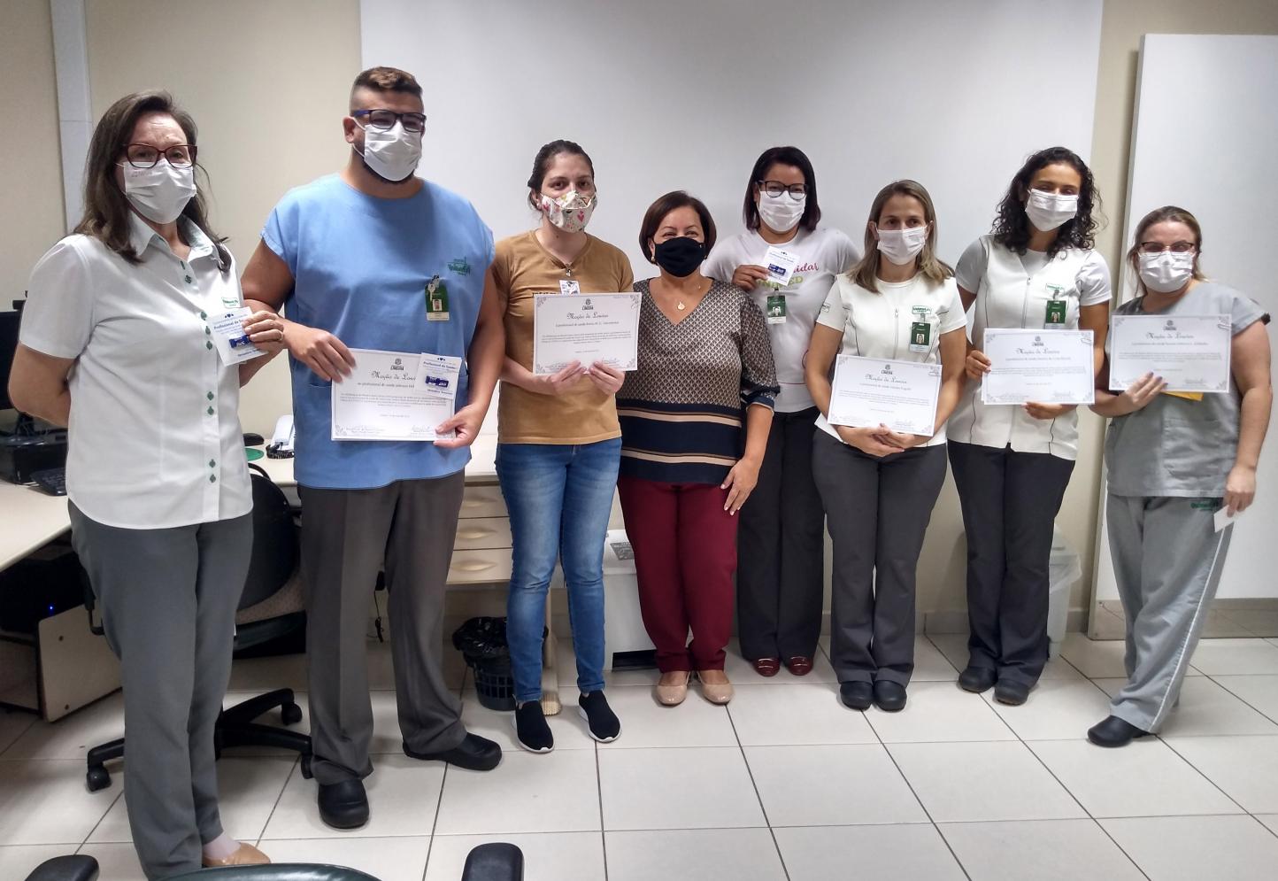 Profissionais da Unimed Limeira recebem homenagem municipal